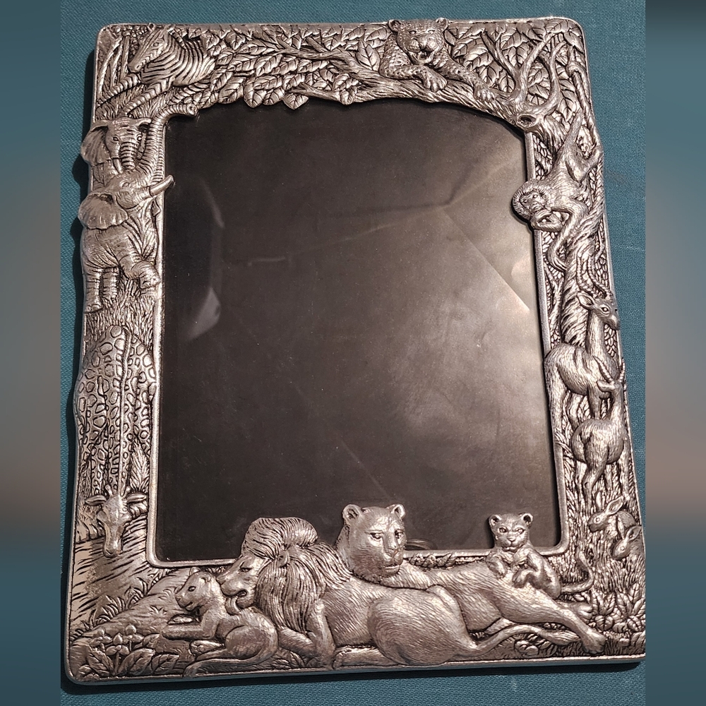 Arthur Court Silver Animal-Themed Picture Frame
